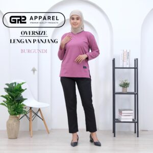 LENGAN PANJANG BURGUNDI