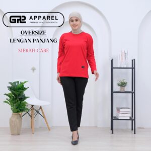 Lengan Panjang MERAH CABE