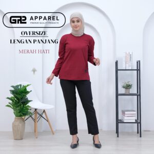 Lengan Panjang MERAH HATI