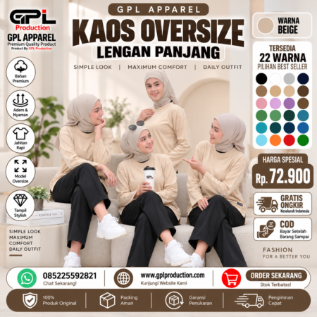 LENGAN PANJANG BEIGE