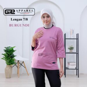 Lengan 7/8 BURGUNDI