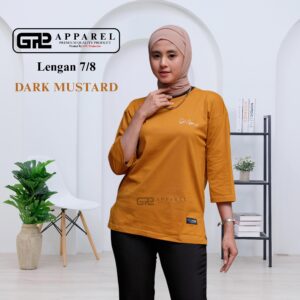 Lengan 7/8 DARK MUSTARD