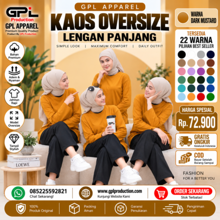 LENGAN PANJANG DARK MUSTARD