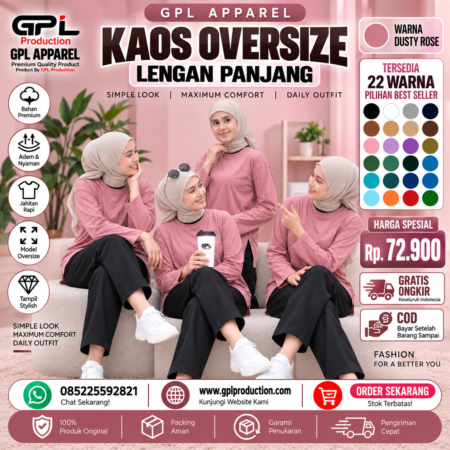 Lengan Panjang DUSTY ROSE