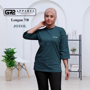 Lengan 7/8 HIJAU BOTOL