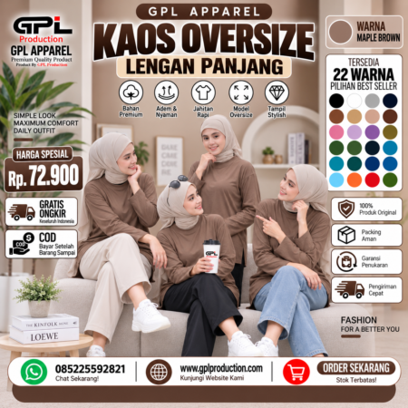 Lengan Panjang MAPLE BROWN