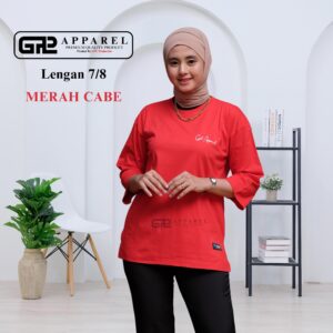 Lengan 7/8 MERAH CABE