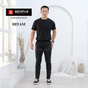 CELANA CHINOS PREMIUM HITAM