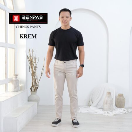 CELANA CHINOS PREMIUM KREM